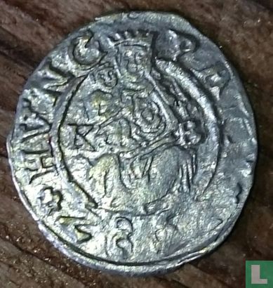 Hongrie  1 denar  1582 - Image 1