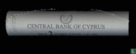 Cyprus 2 cent 2008 (roll) - Image 1
