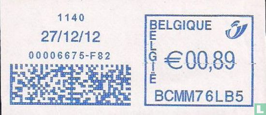 Frankeerstempel - Brussel