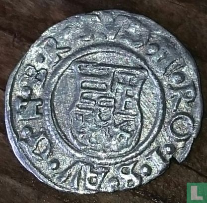 Hongarije  denar  1594 - Afbeelding 2