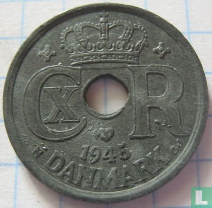Dänemark 25 Øre 1945 - Bild 1