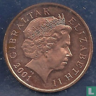 Gibraltar 1 penny 2001 - Afbeelding 1
