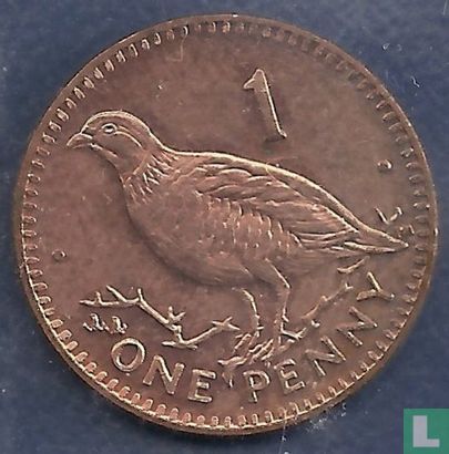 Gibraltar 1 Penny 2001 - Bild 2