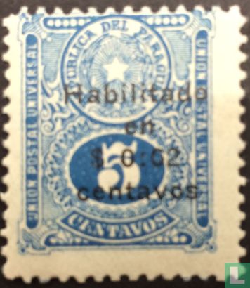 Coat of arms with overprint