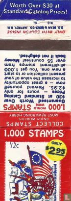 1000 STAMPS Only 2,95 - Amerikaanse postzegel - Image 1