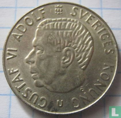 Sweden 1 krona 1966 - Image 2