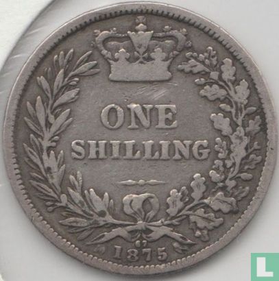 Vereinigtes Königreich 1 Shilling 1875 - Bild 1