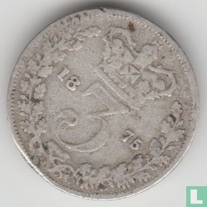 Vereinigtes Königreich 3 Pence 1875 - Bild 1