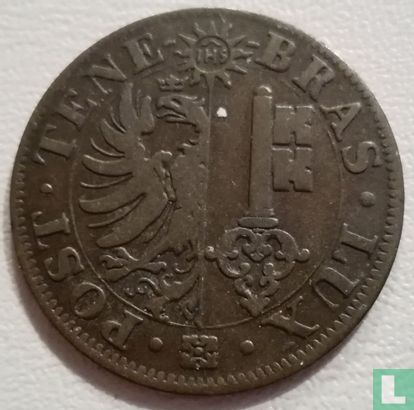 Genève 10 centimes 1844 - Image 2