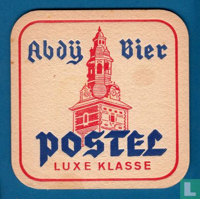 Abdij bier Postel luxe klasse (9,5cm + detail)