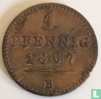 Waldeck-Pyrmont 1 pfennig 1867 - Image 1