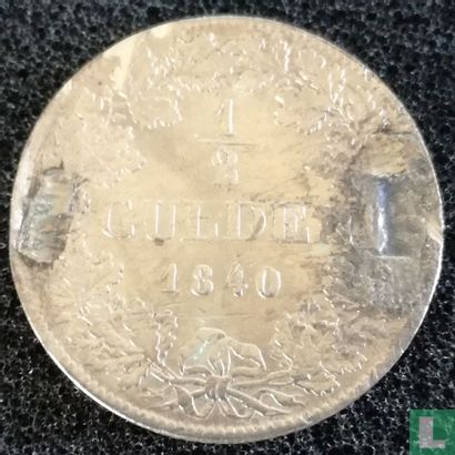 Württemberg ½ Gulden 1840 - Bild 1