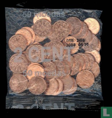 Portugal 2 cent 2004 (sac) - Image 1