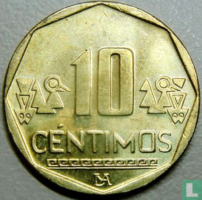Peru 10 céntimos 2016 - Image 2