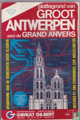 Plattegrond van Groot Antwerpen - Image 1