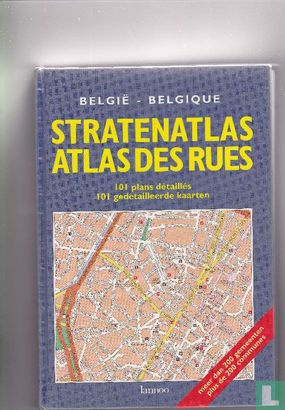 België stratenatlas 101 gedetailleerde kaarten - Afbeelding 1
