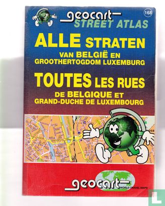 Street Atlas Alle straten van België en Groothertogdom Luxemburg - Afbeelding 1