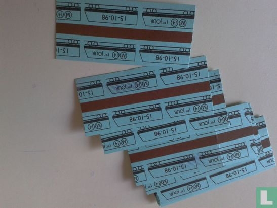 Lot de 8 Billets RATP - Bild 2