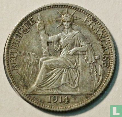 Indochine française 20 centimes 1914 - Image 1