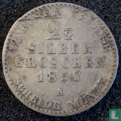 Preußen 2½ Silbergroschen 1850 - Bild 1
