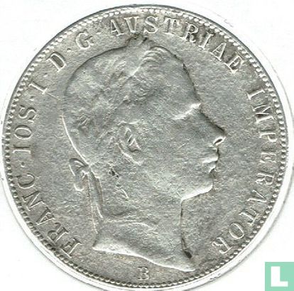 Autriche 1 florin 1858 (B) - Image 2