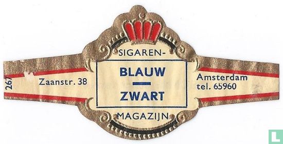 Sigarenmagazijn Blauw Zwart - Zaanstr. 38 - Amsterdam tel. 65960 - Afbeelding 1