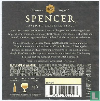 Spencer Trappist Imperial Stout - Image 2