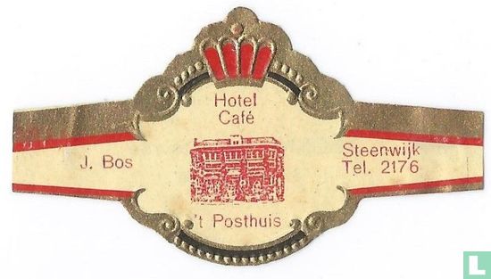 Hotel Café 't Posthuis - J.Bos - Steenwijk tel. 2176 - Afbeelding 1