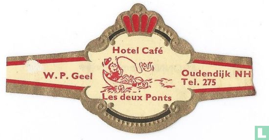 Hotel Café Les deux Ponts-w. p. yellow-oudendijk NH Tel. 275 - Image 1