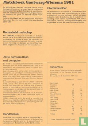 Matchboek Gantwarg-Wiersma 1981