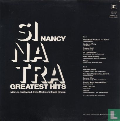 Nancy Sinatra Greatest Hits - Image 2