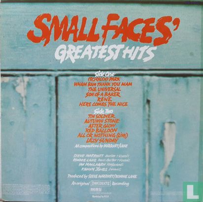 Small Faces' Greatest Hits - Afbeelding 2