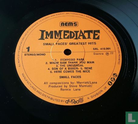 Small Faces' Greatest Hits - Afbeelding 3