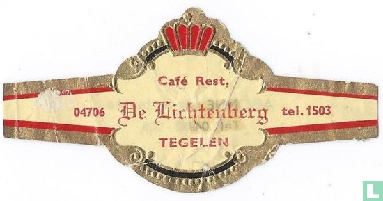 Café Rest. De Lichtenberg Tegelen - 04706 - tel. 1503 - Afbeelding 1