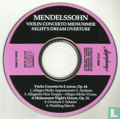 Violin Concerto / Midsummer Night's Dream Overture - Image 3