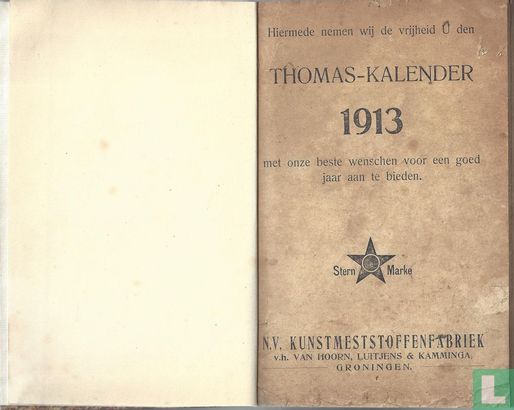 Thomas-Kalender 1913 - Afbeelding 2