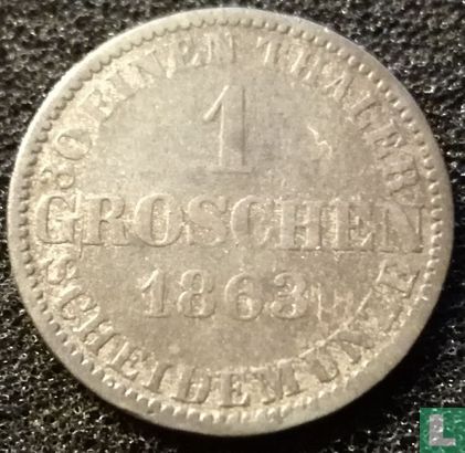Hannover 1 groschen 1863 - Image 1