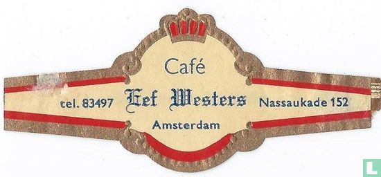 Café Eef Amsterdam Ouest-tel 83497-nassaukade 152 - Image 1