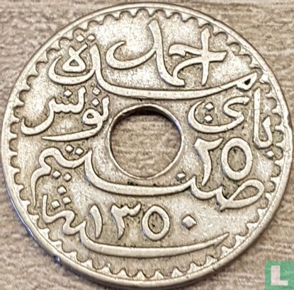 Tunesien 25 Centime 1931 (Jahr 1350) - Bild 2