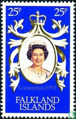 25 jaar kroning koningin Elizabeth II 