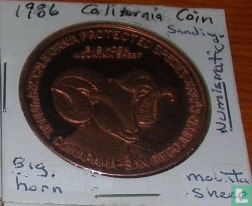 USA  California 29th Annual Numismatic Coinarama - San Diego  (July) 1986 - Afbeelding 1