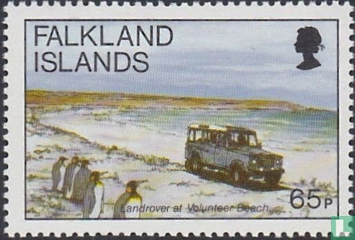 Falkland stranden 