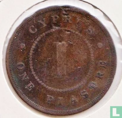 Chypre 1 piastre 1886 - Image 2