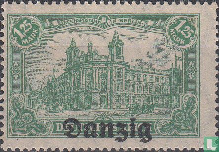 State Post Berlin with overprint