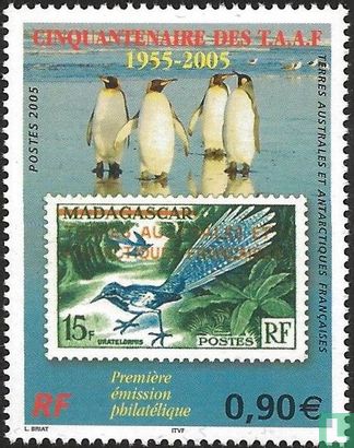50 years first TAAF stamp