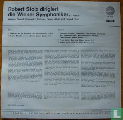Robert Stolz dirigiert die Wiener Symphoniker - Afbeelding 2