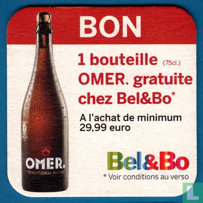 1 bouteille OMER gratuite chez Bel&Bo - Afbeelding 1