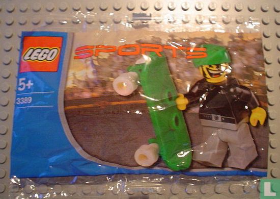 Lego 3389 Skateboarder Bill, Chupa Chups Promotional polybag