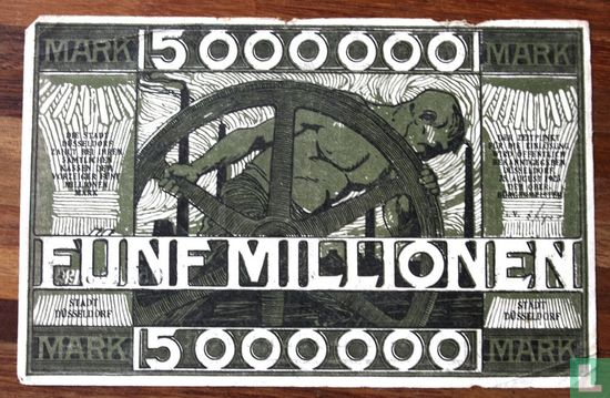 Düsseldorf 5 Miljoen Mark 1923 - Image 2