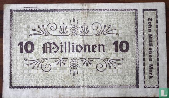 Hamborn 10 Million Mark 1923 - Afbeelding 2